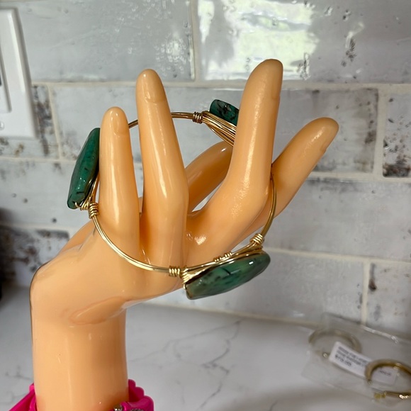 Handmade Wire and Stone Bracelet - Picture 2 of 5